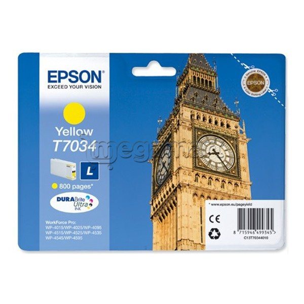 Картридж Epson WP 4000, 4500 C13T70344010