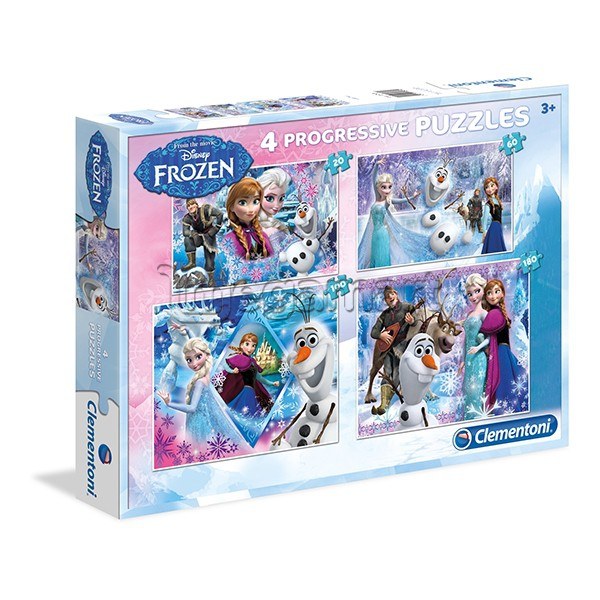 Пазл Clementoni PZL FROZEN (20+60+100+180)
