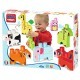 Зверюшки-конструктор Ecoiffier Maxi Abrick 7 Animals box
