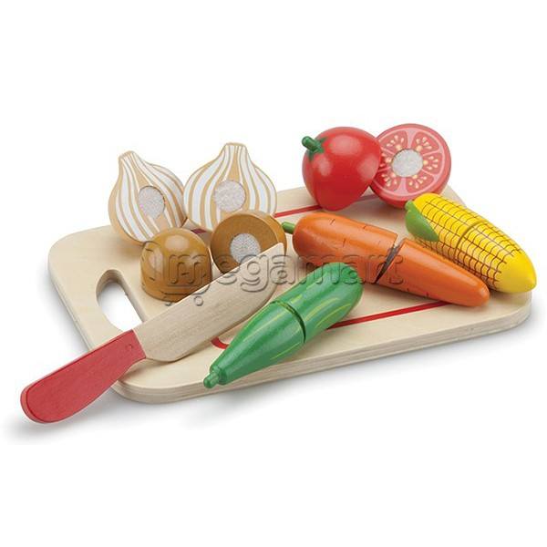 Разделочная доска (овощи) New classic toys Cutting meal - Vegetables - 8 pcs