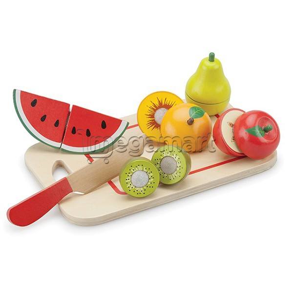 Разделочная доска (фрукты) New classic toys Cutting meal - Fruits - 8 pcs