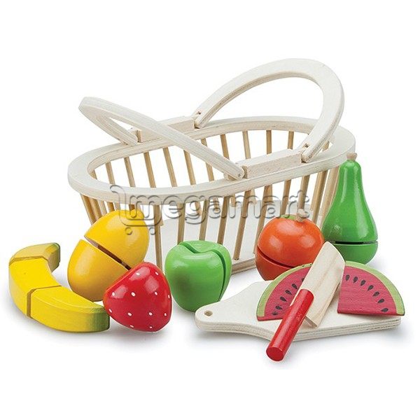 Корзина с фруктами New classic toys Cutting meal - Fruit Basket