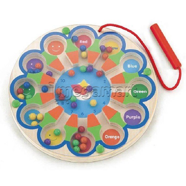Maqnit saat New classic toys Viga Toys - Magnetic Bead Trace - Clock