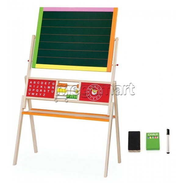 Lövhə New classic toys Viga Toys - Two Sided Standing Easel