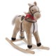 Лошадь-качели New classic toys Rocking Horse Light Brown Medium