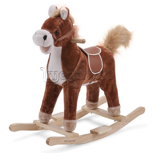 Yelləncək at New classic toys Rocking Horse Dark Brown - Small