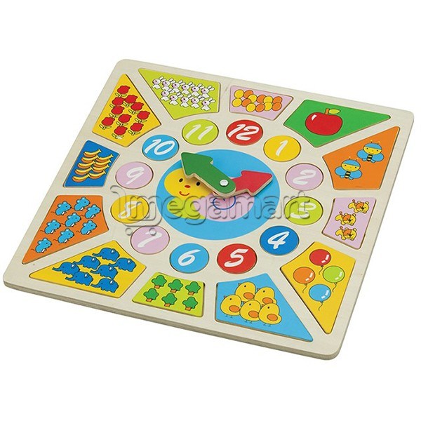 Цветные часы New classic toys Multi Clock