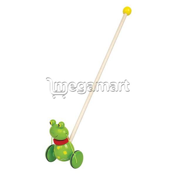 Qurbağa New classic toys Lelin Toys - Push Toy - Happy Frog