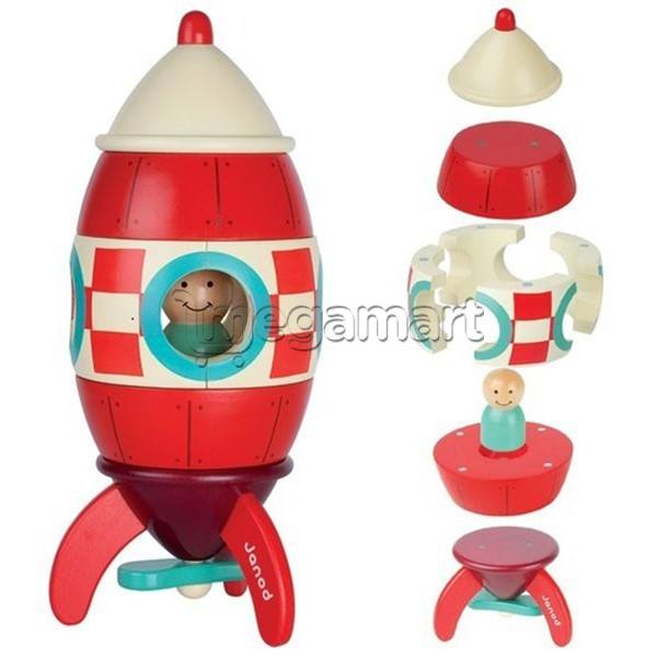Ракета Janod Rocket magnet kit
