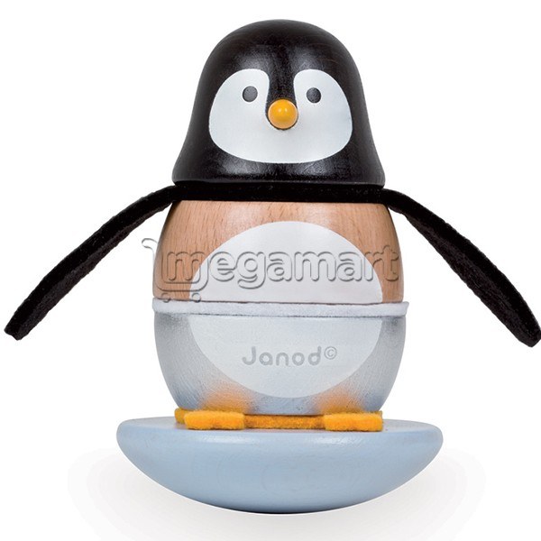 Пингвин - неваляшка Janod Zigolos Pingoo Stacker and rocker