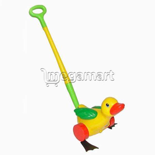 Каталка "Утёнок" с ручкой Polesie