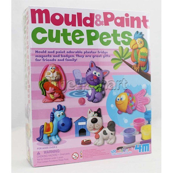 Животные 4M Mould & Paint / Pets