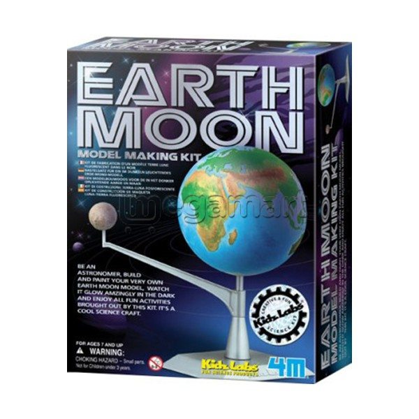 Глобус 4M Kidz Labs / Earth-Moon Model Making Kit