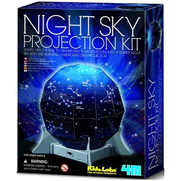 Ночная лампа 4M Kidz Labs / Create A Night Sky Projection Kit