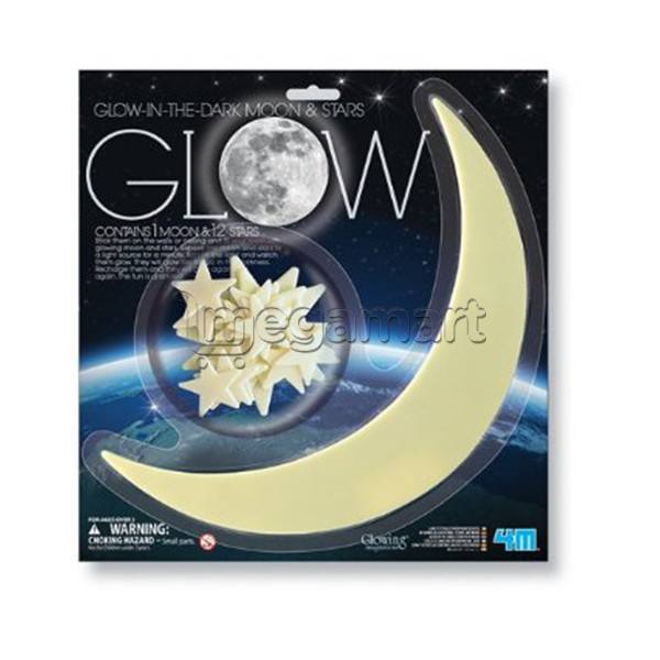 Ay və ulduzlar 4M Glow Moon (Large) & Star