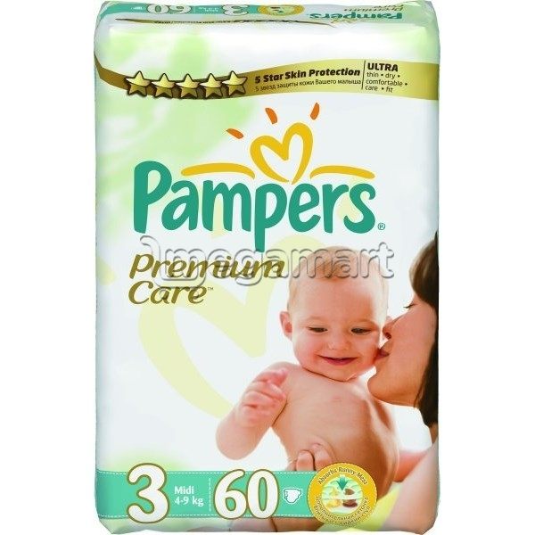 Подгузник Pampers Premium Care N-3