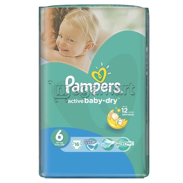 Подгузник Pampers Active Baby Extra Large N-6