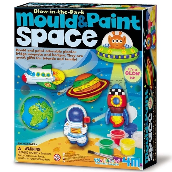 Игрушка 4M "Mould&Paint Glow Space" 03546