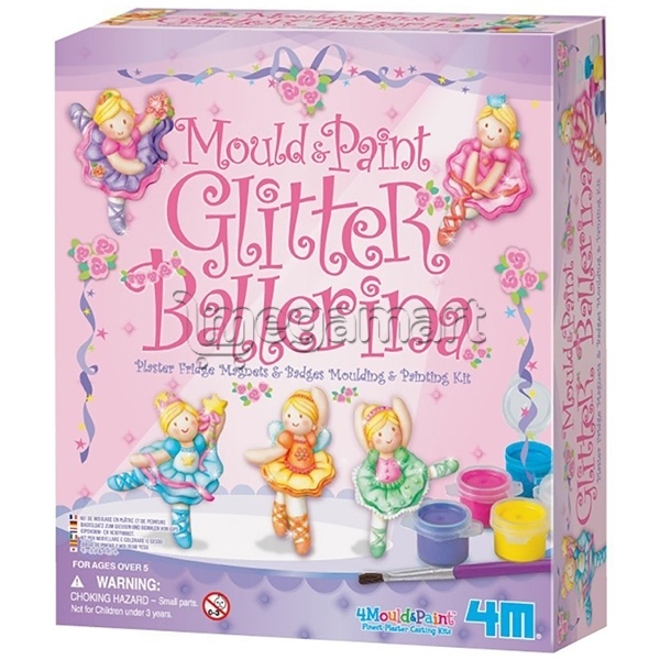 Игрушка 4M "Mould&Paint Glitter Ballerina" 03527