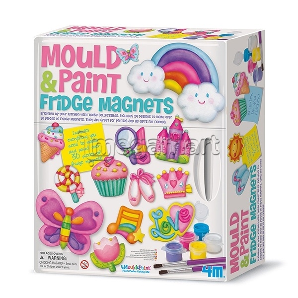 Игрушка 4M "Mould&Paint Fridge Magnets" 03536