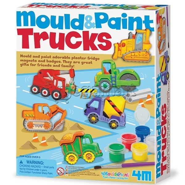 Игрушка 4M "Mould&Paint Trucks" 03538