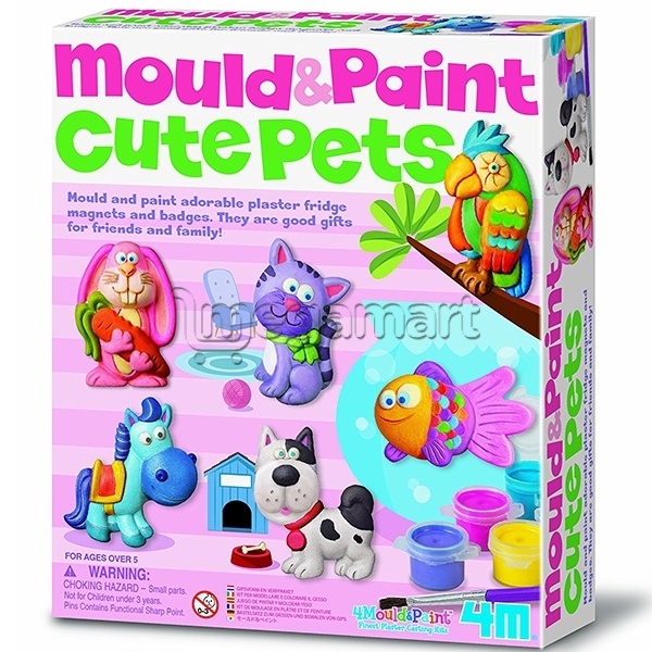 Игрушка 4M "Mould&Paint Cute Pets" 03539