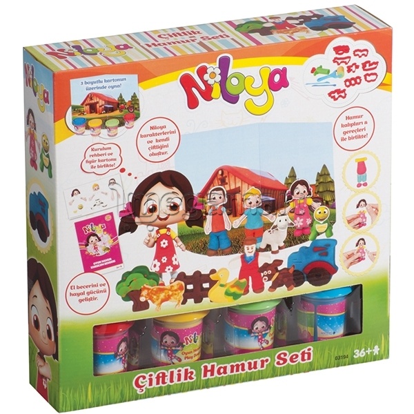 Plastilin dəst  Dede Niloya Çiftlik Hamur Seti 03194