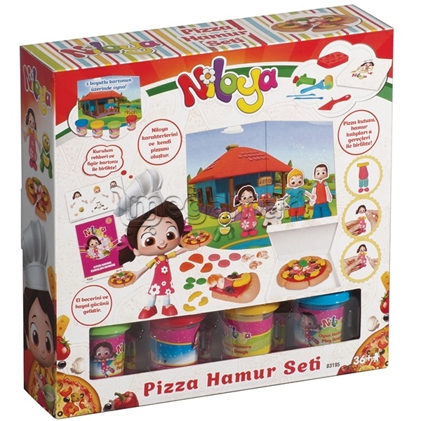  Пластилиновый набор для пиццы Dede Niloya Pizza Hamur Seti 03195