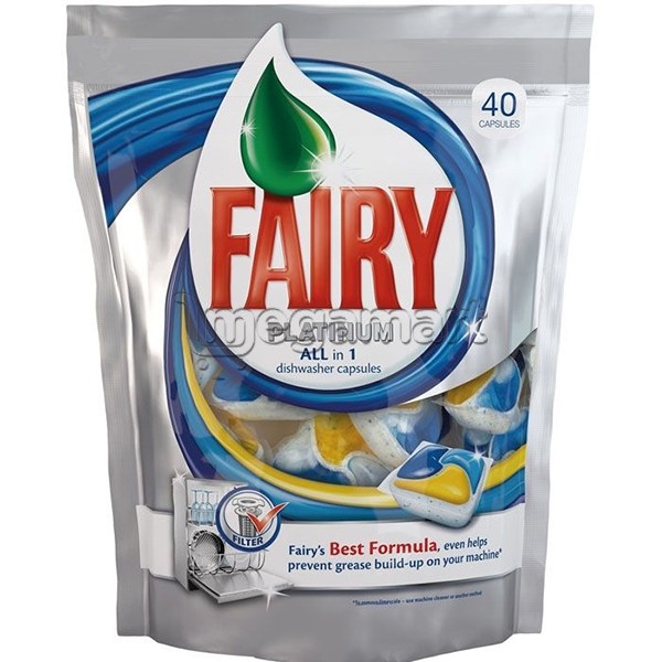 Cредство для мытья посуды Fairy Platinum All in 1