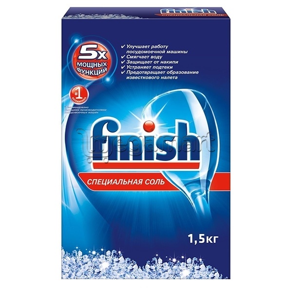 Qablar üçün yuyucu vasitə Finish Xüsusi duz