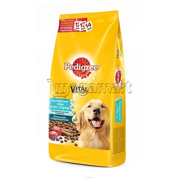 Quru yem Pedigree Vital protection