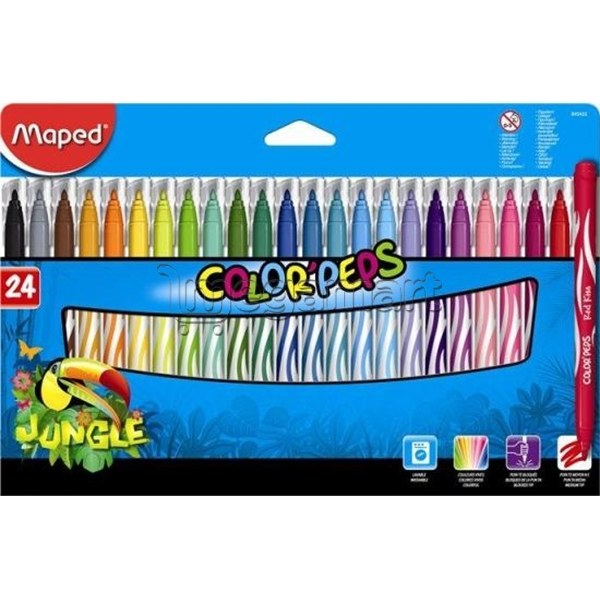 Фломастеры Maped Color Peps Jungle 845422