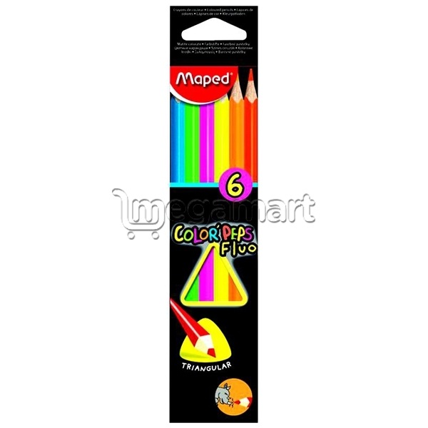 Карандаш Maped Color Peps Fluo 832003  