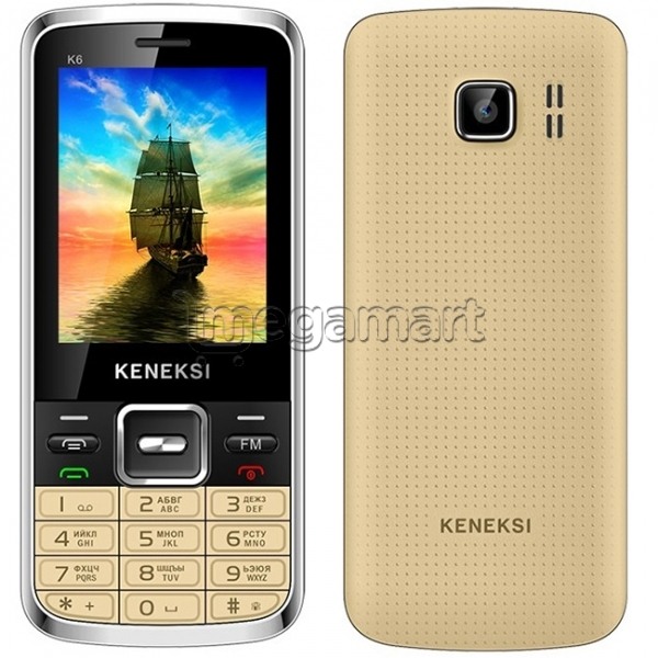 Mobil telefon Keneksi K6 Gold