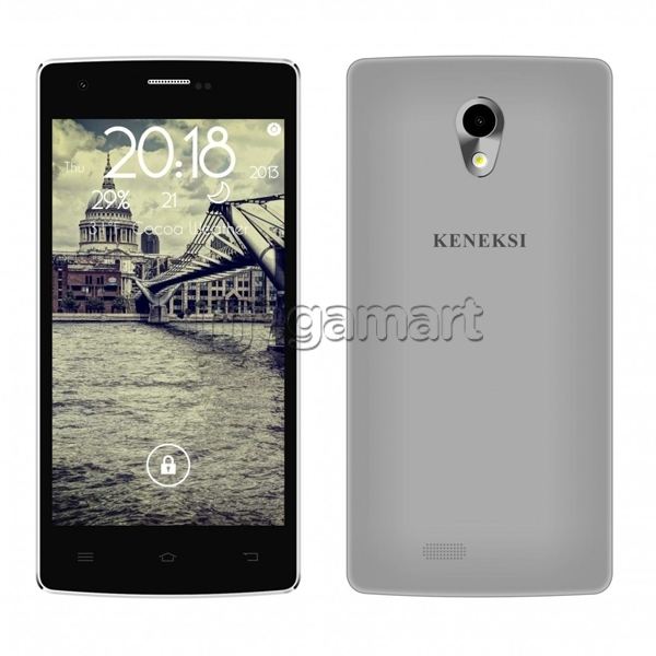 Mobil telefon Keneksi Glass White