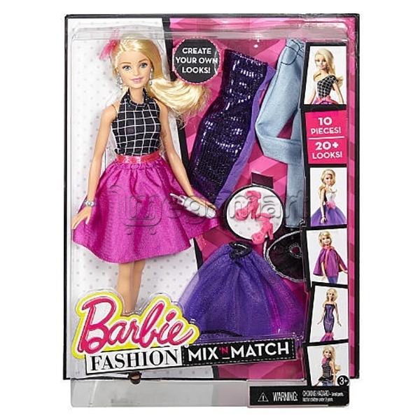 Кукла Mattel Barbie Fashion Mix 'N Match Doll Asst (2)