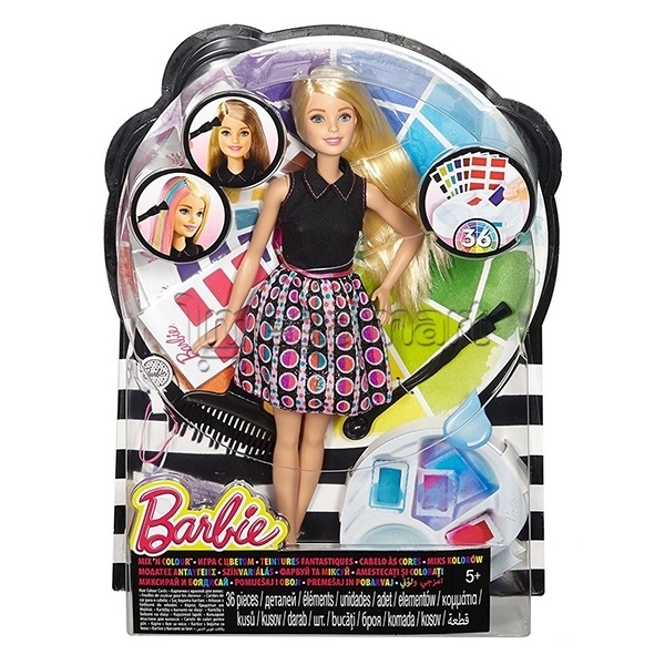 Kukla Mattel Barbie® Mix 'N Color™
