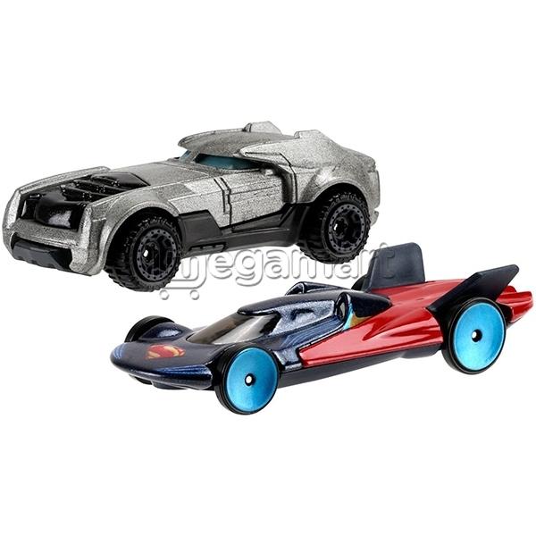 Maşın Mattel HW DC Batman vs Superman 1:64 Character Car 2-Pack