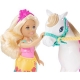 Kukla Mattel Barbie Сhlsa and pony