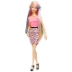 Kukla Mattel Barbie rainbow hair doll