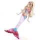 Кукла Mattel Barbie sparkle lights mermaid ast