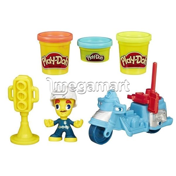 Пластилиновый набор Hasbro pd playdoh town mini vehicle ast 