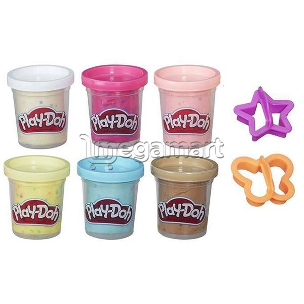Пластилиновый набор Hasbro pd playdoh confetti compound collection