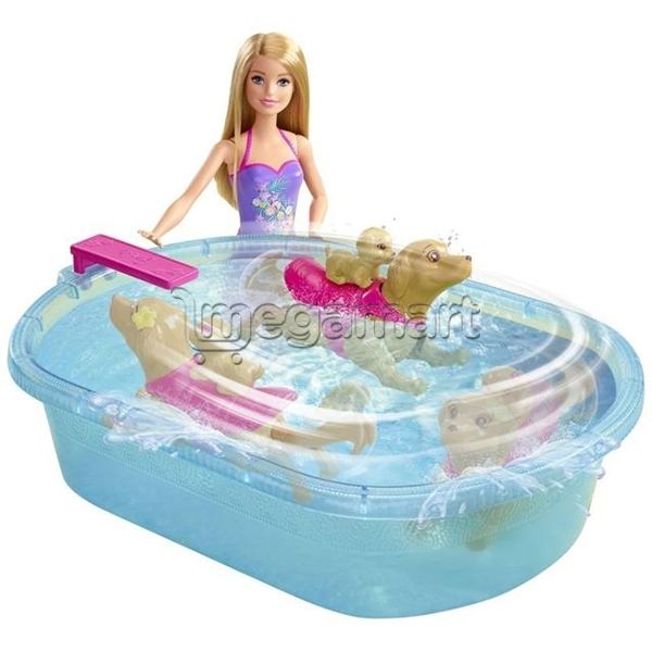 Кукла Mattel Barbie Swimmin' Pup Pool Doll Playset