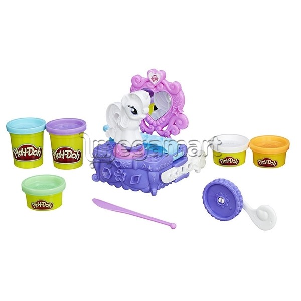 Plastilin dəsti Hasbro Play-Doh My Little Pony Rarity Style and Spin Playset