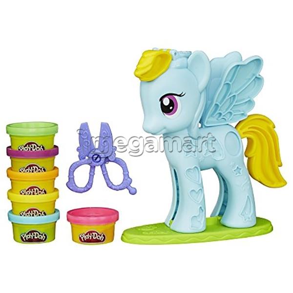 Plastilin dəsti Hasbro Play- doh rainbow dash style salon