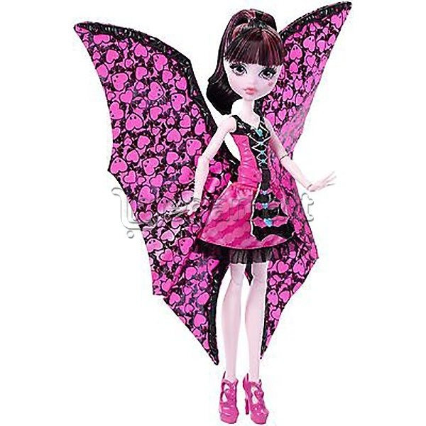 Kukla Hasbro Monster High Ghoul-to-Bat Transformation Draculaura Doll