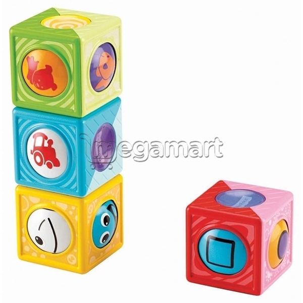 Kubların dəsti Mattel Roller Blocks, Vehicles and Shapes