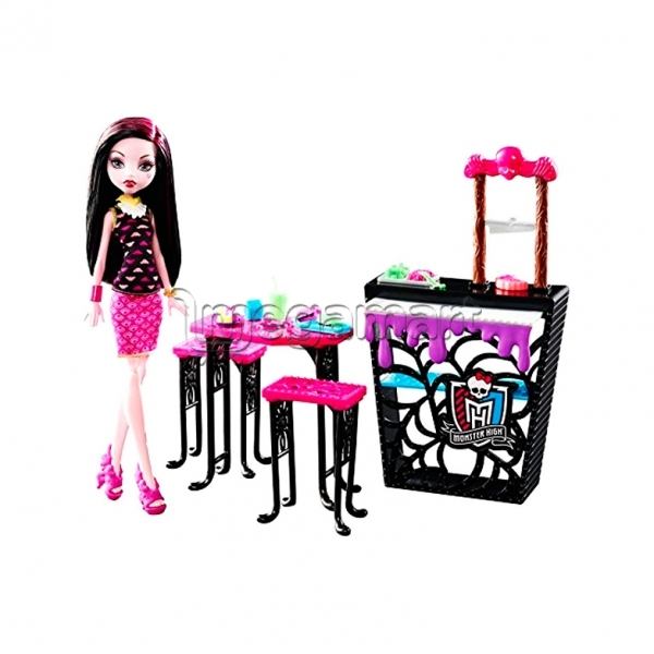 Кукла Mattel Monster High Dracula Beast Bites Cafe Playset With Draculaura