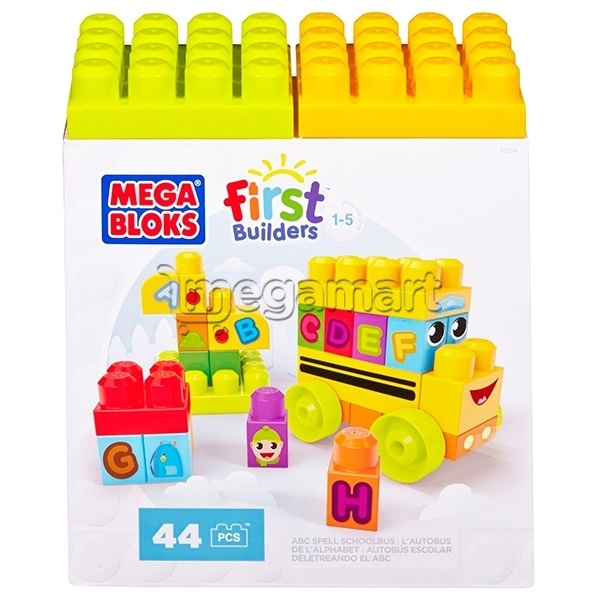 Конструктор Mattel Mega Bloks First Builders ABC Spell School Bus